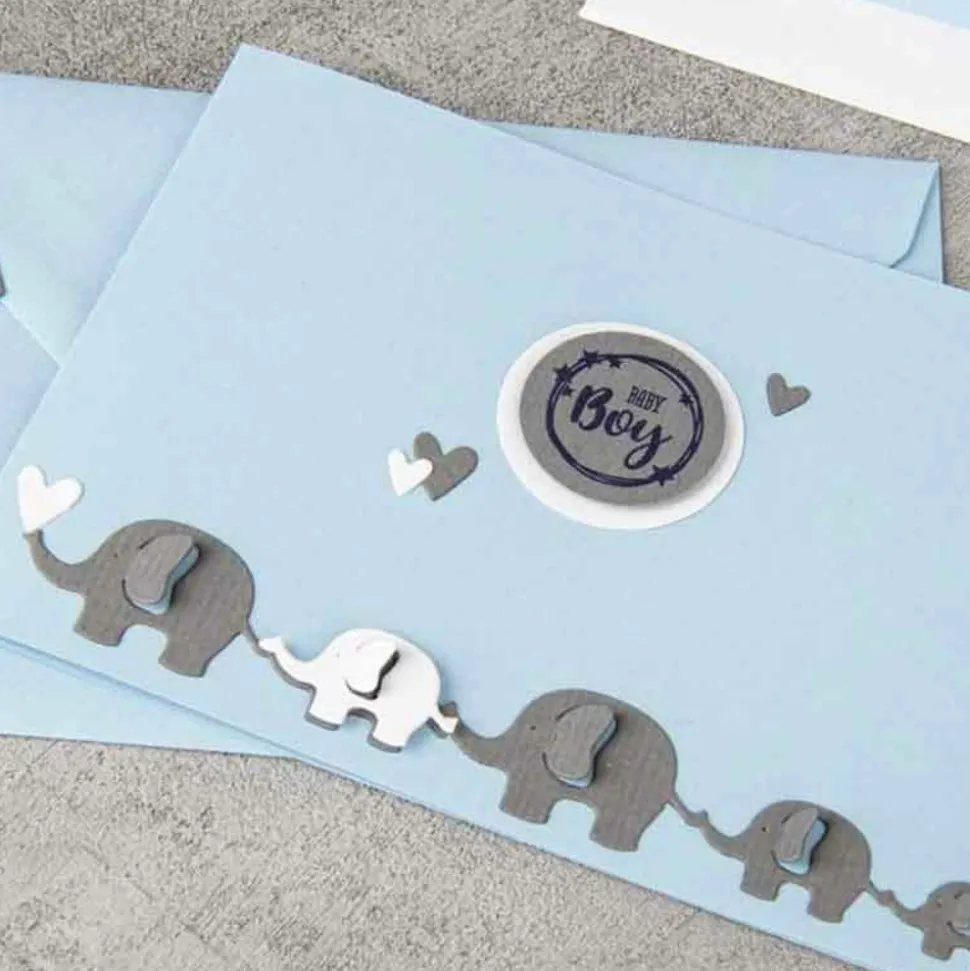 RAYHER - Matrice de découpe 2,3 x 0,8 x 0,7 cm - éléphants