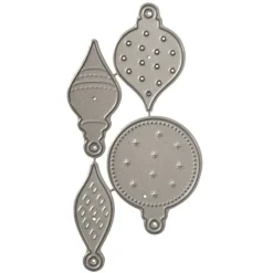 RAYHER - Matrice de découpe et d'embossage - 4 petites boules de noël