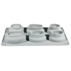 RAYHER - Moule en silicone 6 cailloux et galets 14,5 x 26 x 3,5 cm