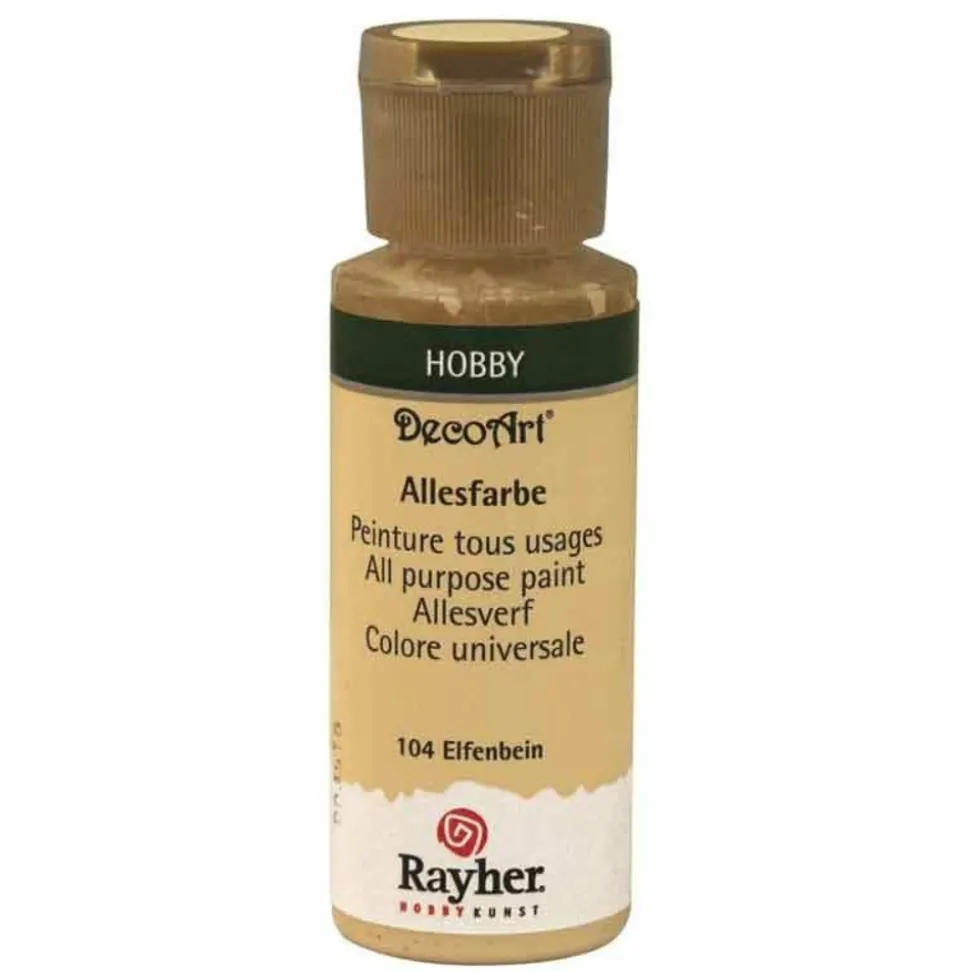 RAYHER - Peinture acrylique tous usages mat 59 ml -brun