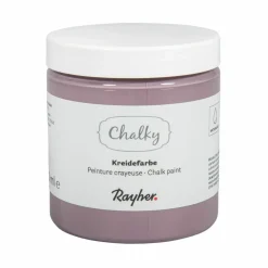 RAYHER - Peinture craie rouge mûre - chalky finish - 230 ml