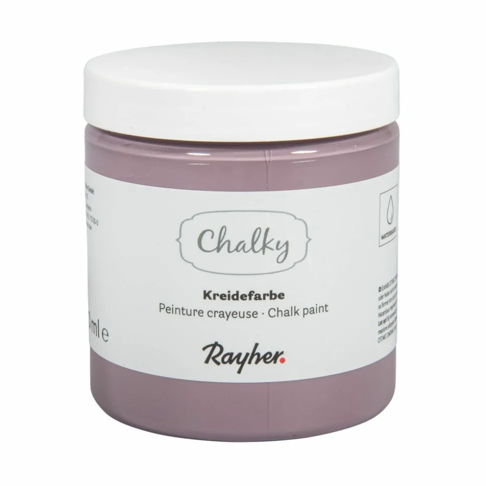 RAYHER - Peinture craie rouge mûre - chalky finish - 230 ml