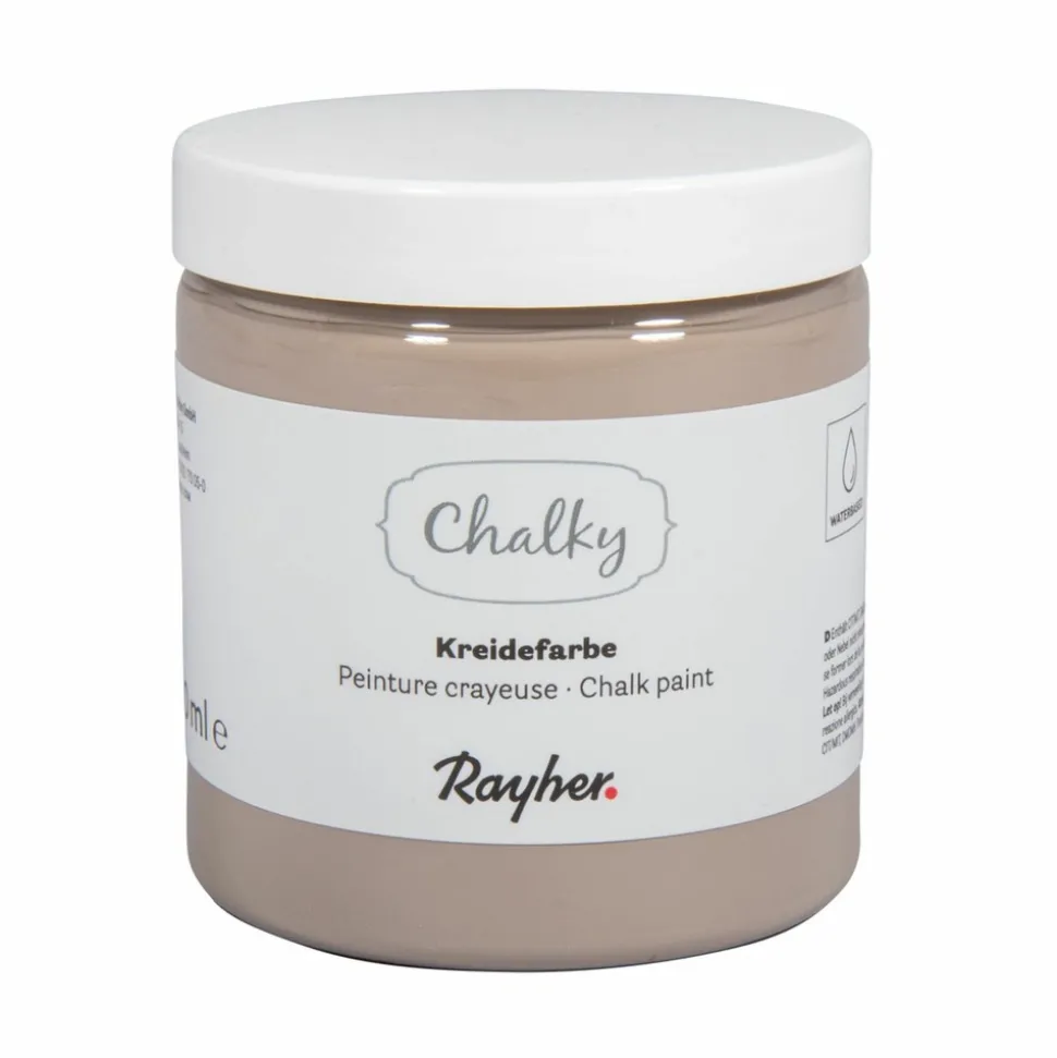 RAYHER - Peinture craie taupe - chalky finish - 230 ml