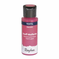 RAYHER - Peinture pour tissus 59 ml - rose