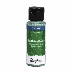 RAYHER - Peinture pour tissus extrême paillettes 59 ml - vert