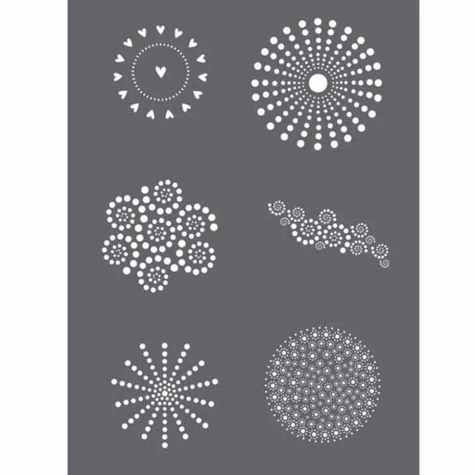 RAYHER - Pochoir 21 x 14,8 cm - divers formes