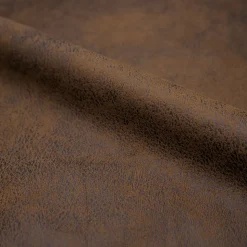 RENDEZ-VOUS DÉCO - Club - canapé 3 places marron vieilli en microfibre