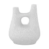 RENDEZ-VOUS DÉCO - Cruz - vase décoratif blanc en terre cuite h42cm