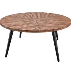 RENDEZ-VOUS DÉCO - Ella - table basse ronde en bois d'acacia d80 cm