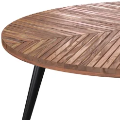 RENDEZ-VOUS DÉCO - Ella - table basse ronde en bois d'acacia d80 cm