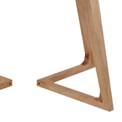 RENDEZ-VOUS DÉCO - Iguana - table ronde 4 personnes en bois d'acacia d115 cm