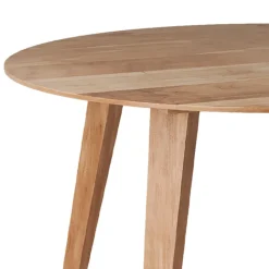 RENDEZ-VOUS DÉCO - Iguana - table ronde 4 personnes en bois d'acacia d115 cm