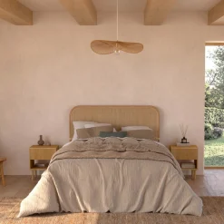 RENDEZ-VOUS DÉCO - Inès - table de chevet en bois d'hévéa massif 1 tiroir