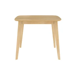 RENDEZ-VOUS DÉCO - Julio - table carrée 4 personnes en bois clair naturel 90 cm