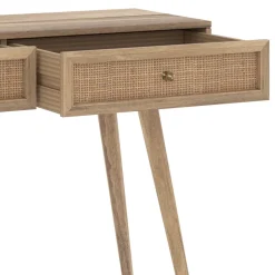 RENDEZ-VOUS DÉCO - Masala - console en bois de manguier 2 tiroirs