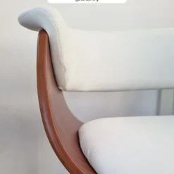 RENDEZ-VOUS DÉCO - Piada - chaise en cuir synthétique blanc