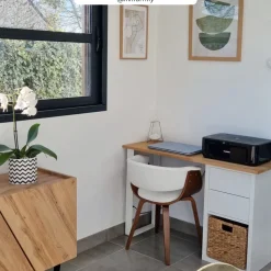 RENDEZ-VOUS DÉCO - Piada - chaise en cuir synthétique blanc