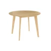 RENDEZ-VOUS DÉCO - Réno - table ronde 4 personnes en bois clair d100 cm