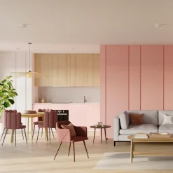 RENDEZ-VOUS DÉCO - Réno - table ronde 4 personnes en bois clair d100 cm