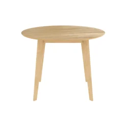 RENDEZ-VOUS DÉCO - Réno - table ronde 4 personnes en bois clair d100 cm
