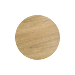 RENDEZ-VOUS DÉCO - Réno - table ronde 4 personnes en bois clair d100 cm