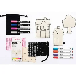 RICO DESIGN - 5 feutres pour textiles basic