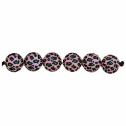 RICO DESIGN - 5 perles acid leo rose ø 16 mm