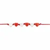 RICO DESIGN - 165 perles coeur 5 x 7 mm - blanc et rouge