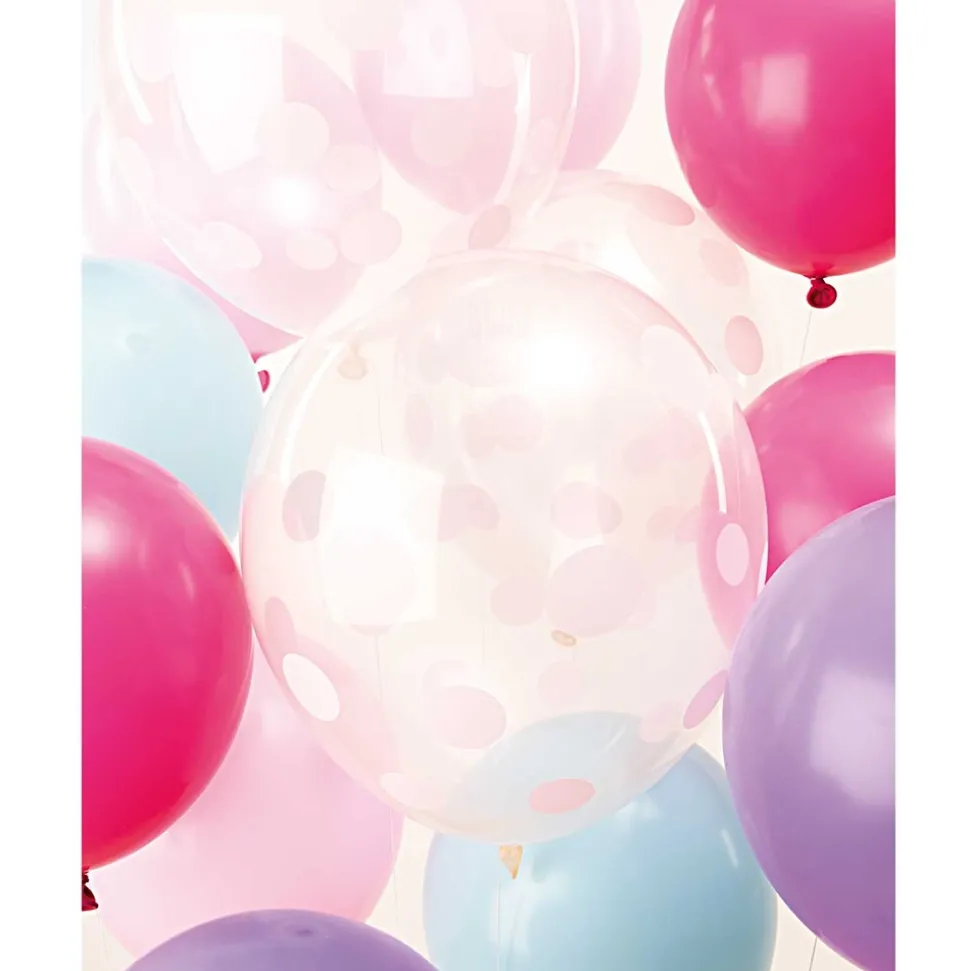 RICO DESIGN - Ballons aux couleurs pastels, H. 30 cm, x 12 pièces