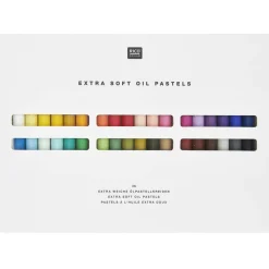 RICO DESIGN - Pastels à l'huile 36 couleurs