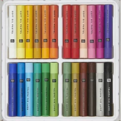 RICO DESIGN - Pastels à l'huile 24 couleurs