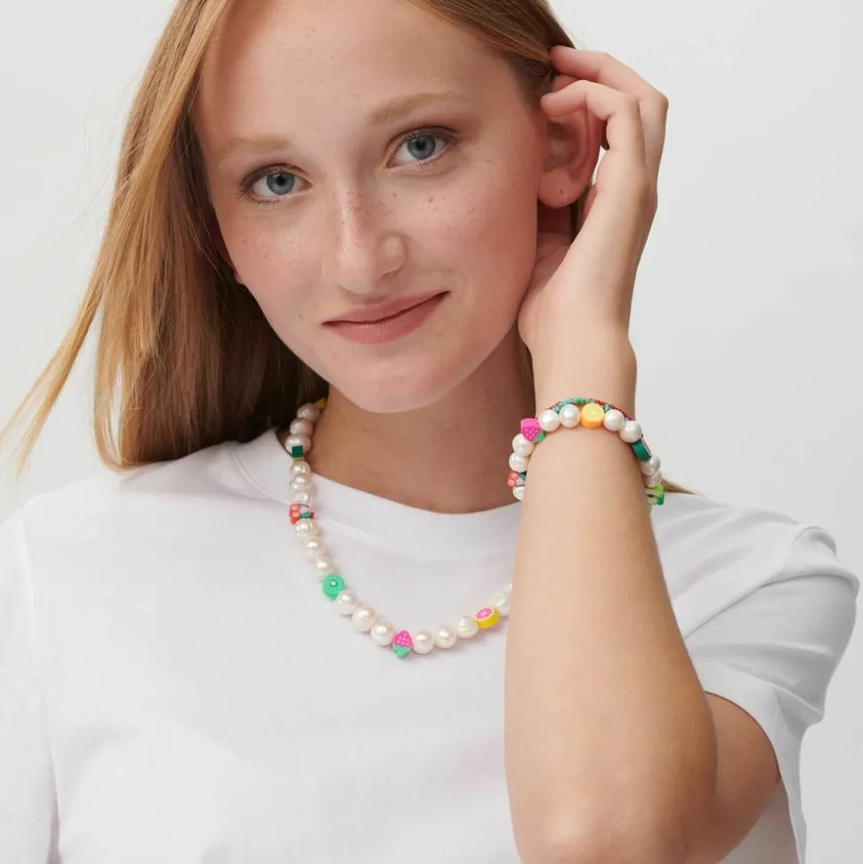 RICO DESIGN - Perles d'eau douce nacrées - blanc - 12 mm