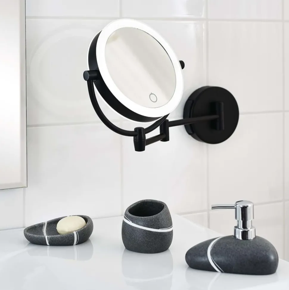 RIDDER - Miroir de maquillage shuri avec interrupteur tactile led