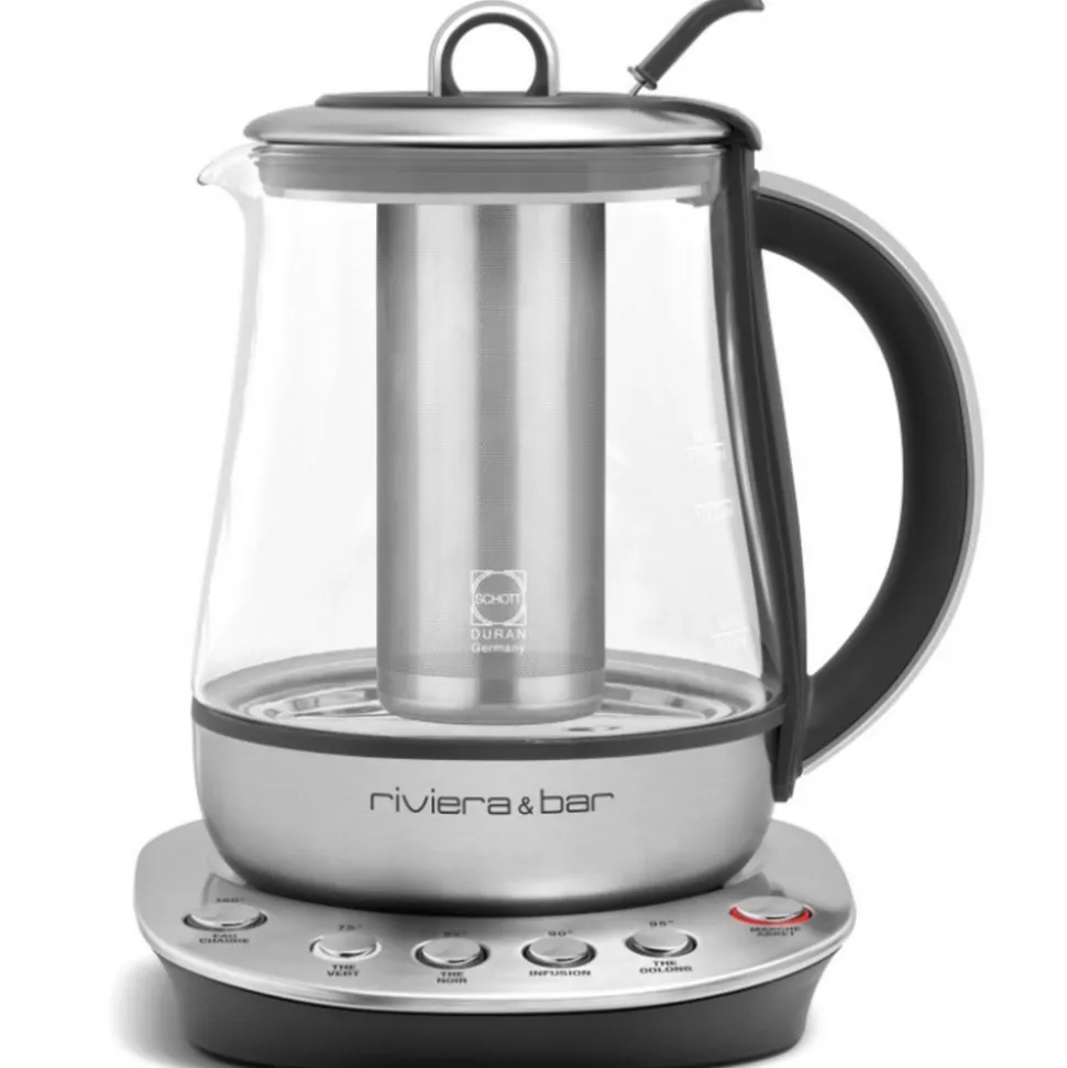 Riviera & bar bouilloire-théière 2en1 1.2l 1300w inox - bth540