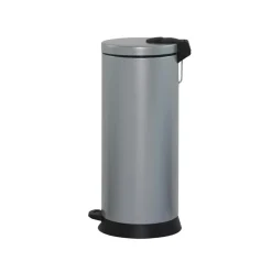 ROSSIGNOL - Rossignol poubelle à pédale 30l gris métal - 94067