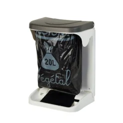 ROSSIGNOL - Rossignol poubelle de placard 10l blanc/gris - 91195