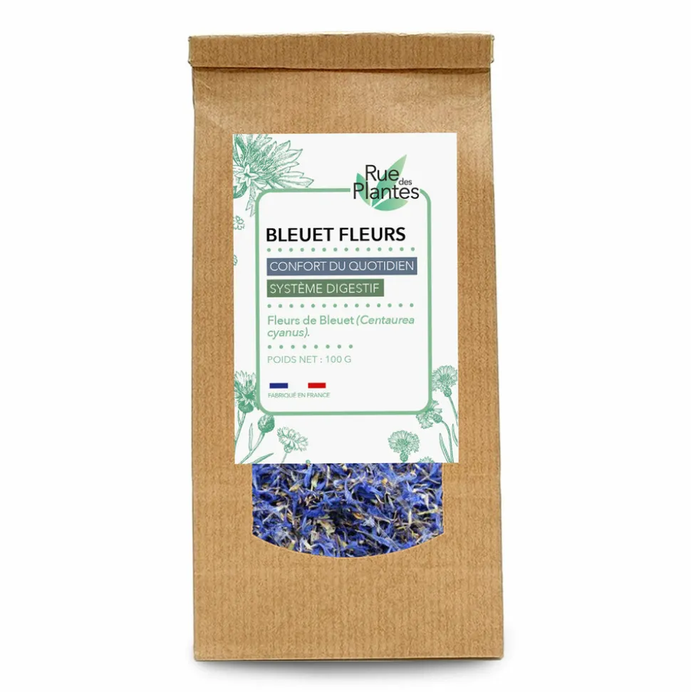 RUE DES PLANTES - Bleuet fleurs tisane 100g