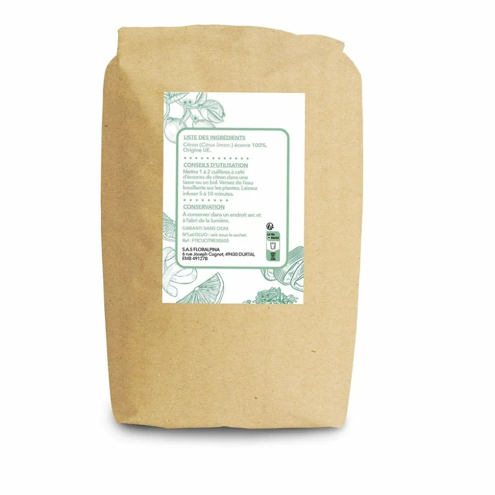 RUE DES PLANTES - Citron écorce tisane 500 g