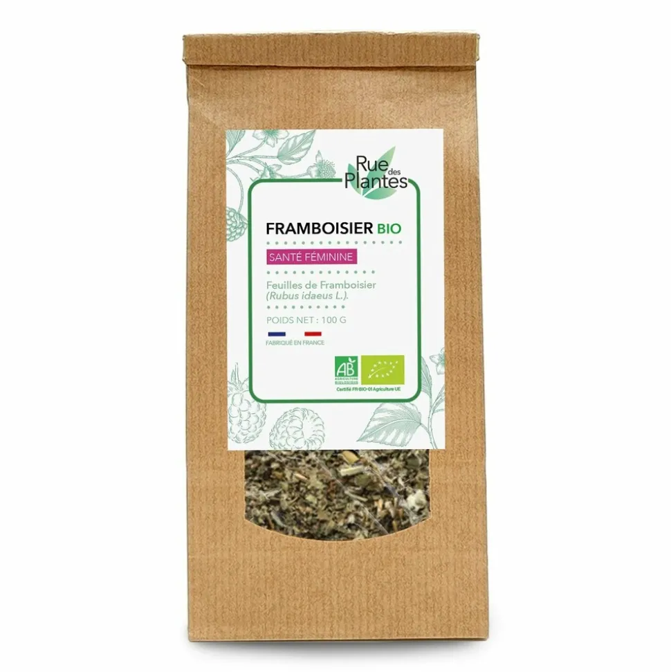 RUE DES PLANTES - Framboisier feuilles bio tisane 100 g