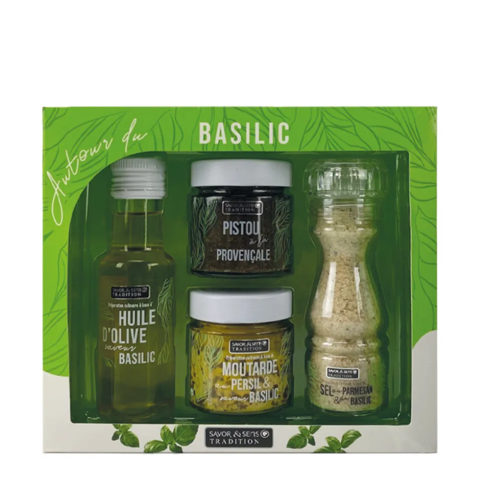 SAVOR & SENS - Coffret autour du basilic