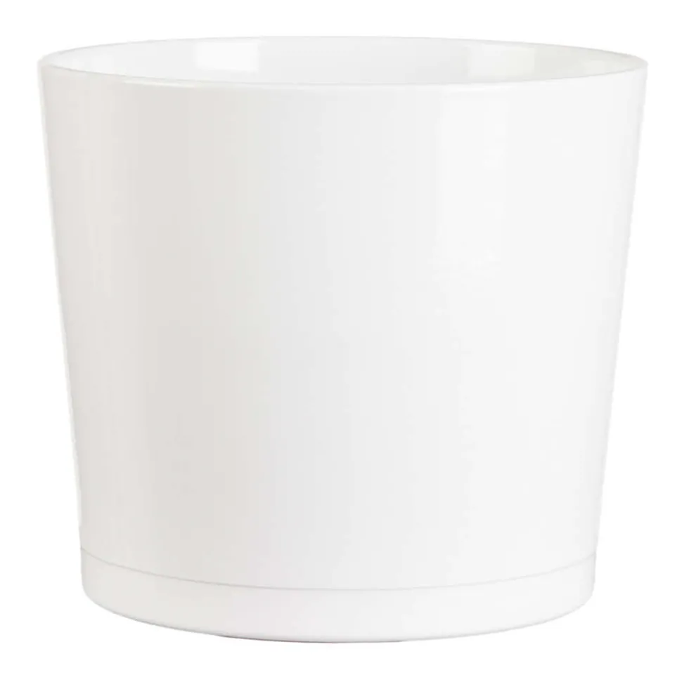 SCHEURICH - Cache-pot 883 en céramique, blanc Ø 14,5 x H. 13,3 cm