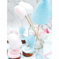 SCRAPCOOKING - 25 bâtonnets pour barbe à papa