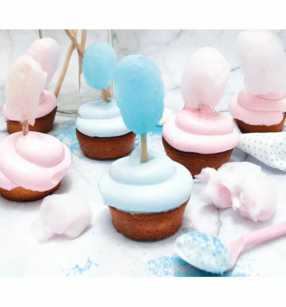 SCRAPCOOKING - 100 bâtonnets pour barbe à papa