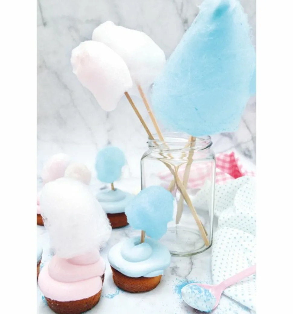 SCRAPCOOKING - 125 bâtonnets pour barbe à papa