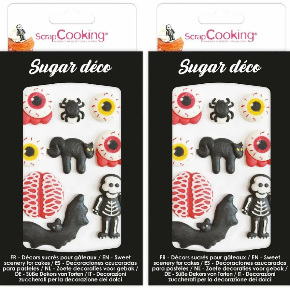 SCRAPCOOKING - 18 décors sucrés horreur halloween