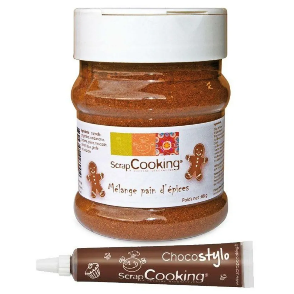 SCRAPCOOKING - Mélange pour pain d'épice + 1 stylo chocolat