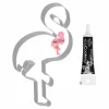 SCRAPCOOKING - Moule découpoir xxl flamant rose + stylo de glaçage noir
