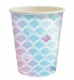 SCRAPCOOKING PARTY - 24 gobelets en carton sirène