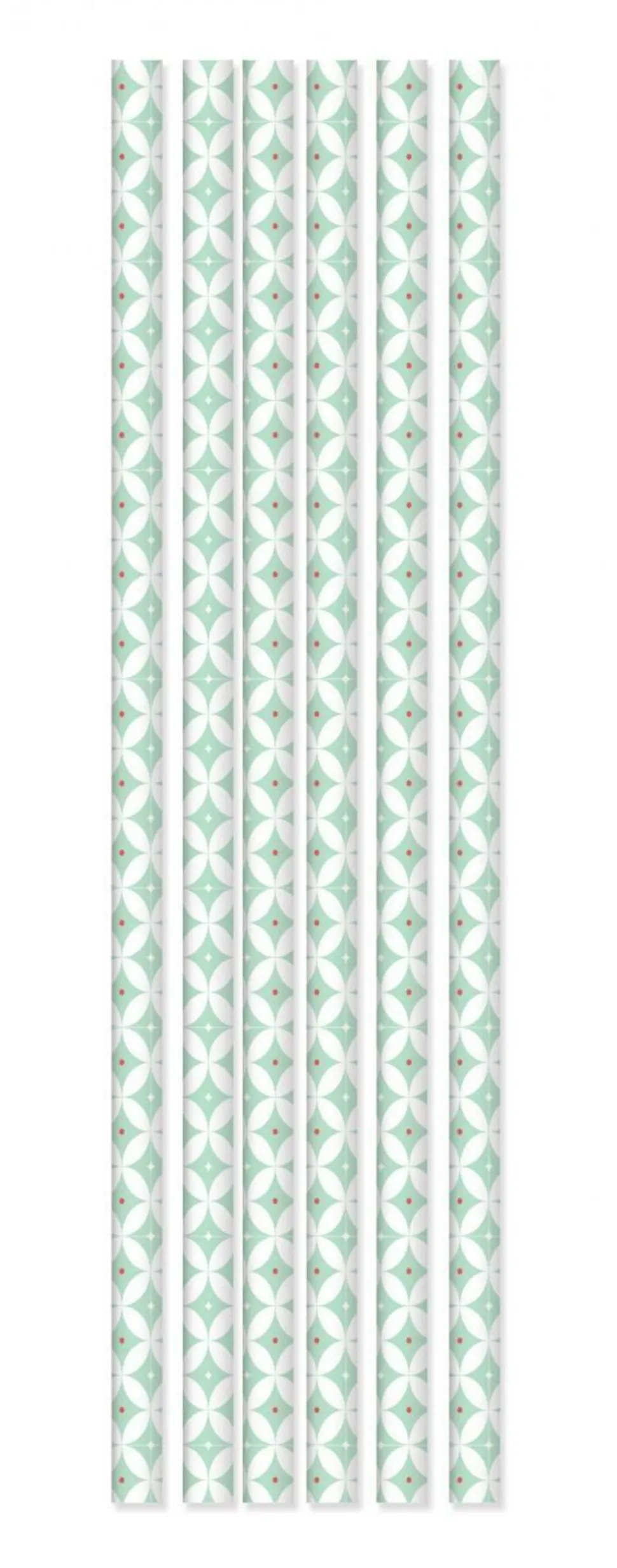 SCRAPCOOKING PARTY - 20 pailles papier - rosaces