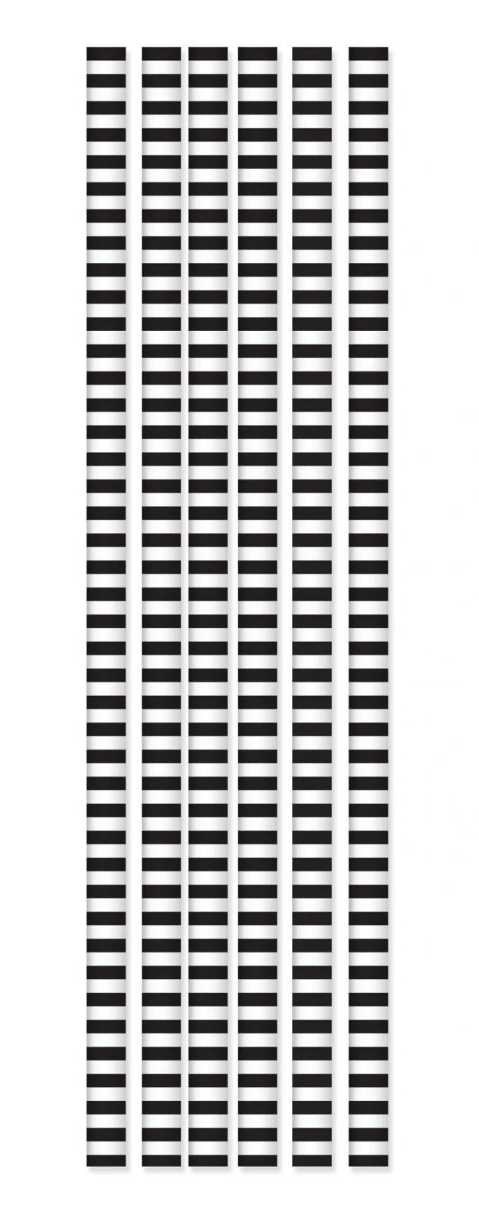 SCRAPCOOKING PARTY - 20 pailles papier - rayures noires & blanches